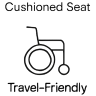 Karman VIP-515 Tilt in Space Folding Wheelchair With Ultra-Light Ergonomic Design