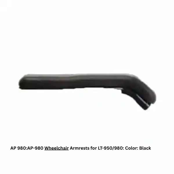Karman AP-S305 Wheelchair Armrest Pad: Cushioned Vinyl for Comfort & Support