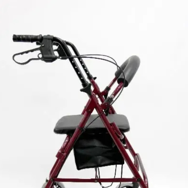 R-4600 Lightweight Standard Rollator with Padded Seat and Backrest