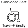 Karman VIP-515 Tilt in Space Folding Wheelchair With Ultra-Light Ergonomic Design