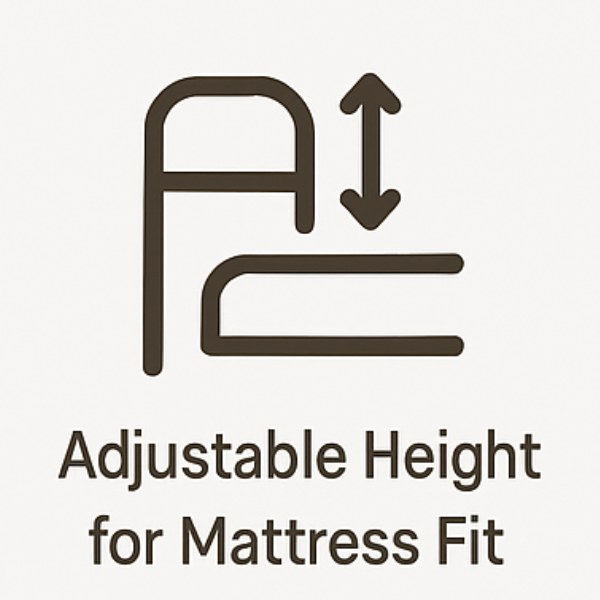 Karman® Assist Bed Rail with Padded Grip in Rich Chocolate