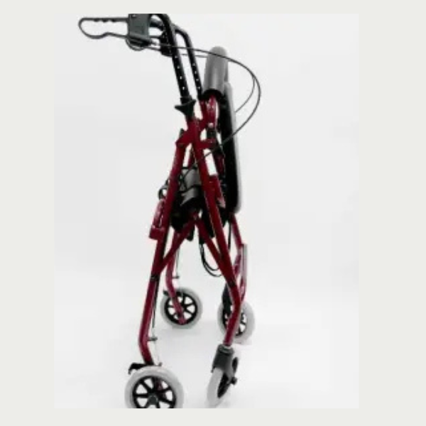 R-4600 Lightweight Standard Rollator with Padded Seat and Backrest