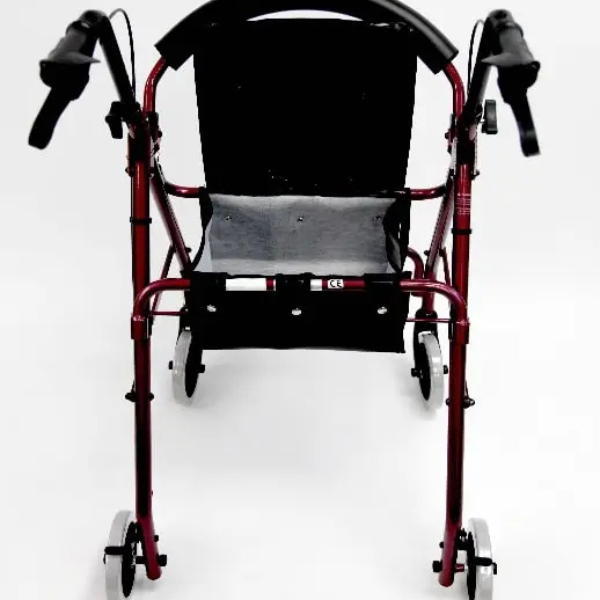 R-4600 Lightweight Standard Rollator with Padded Seat and Backrest