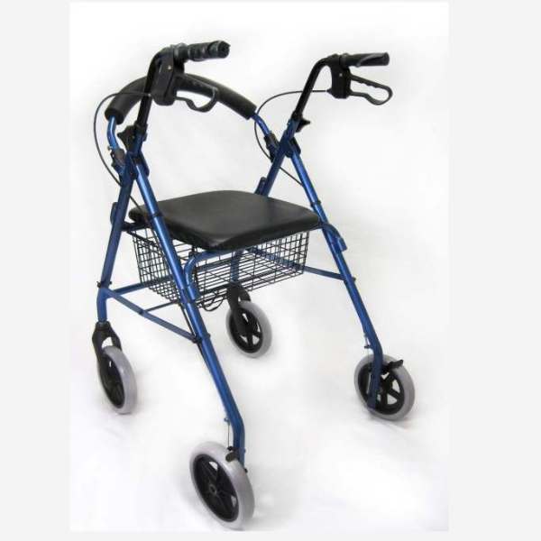 R-4608 Lightweight 15 lbs. Rollator with Large 8