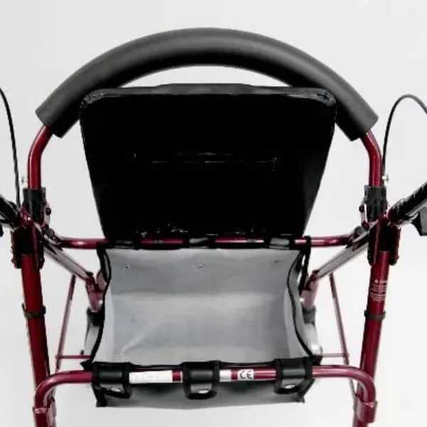 R-4600 Lightweight Standard Rollator with Padded Seat and Backrest