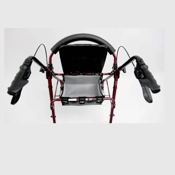 R-4600 Lightweight Standard Rollator with Padded Seat and Backrest