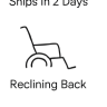 Karman VIP-515 Tilt in Space Folding Wheelchair With Ultra-Light Ergonomic Design