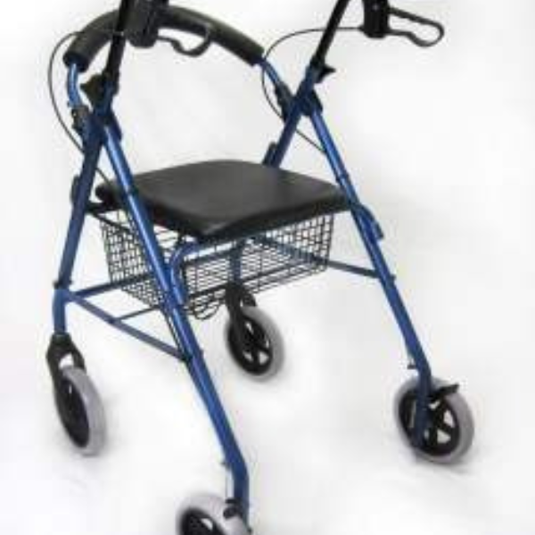 R-4608 Lightweight 15 lbs. Rollator with Large 8