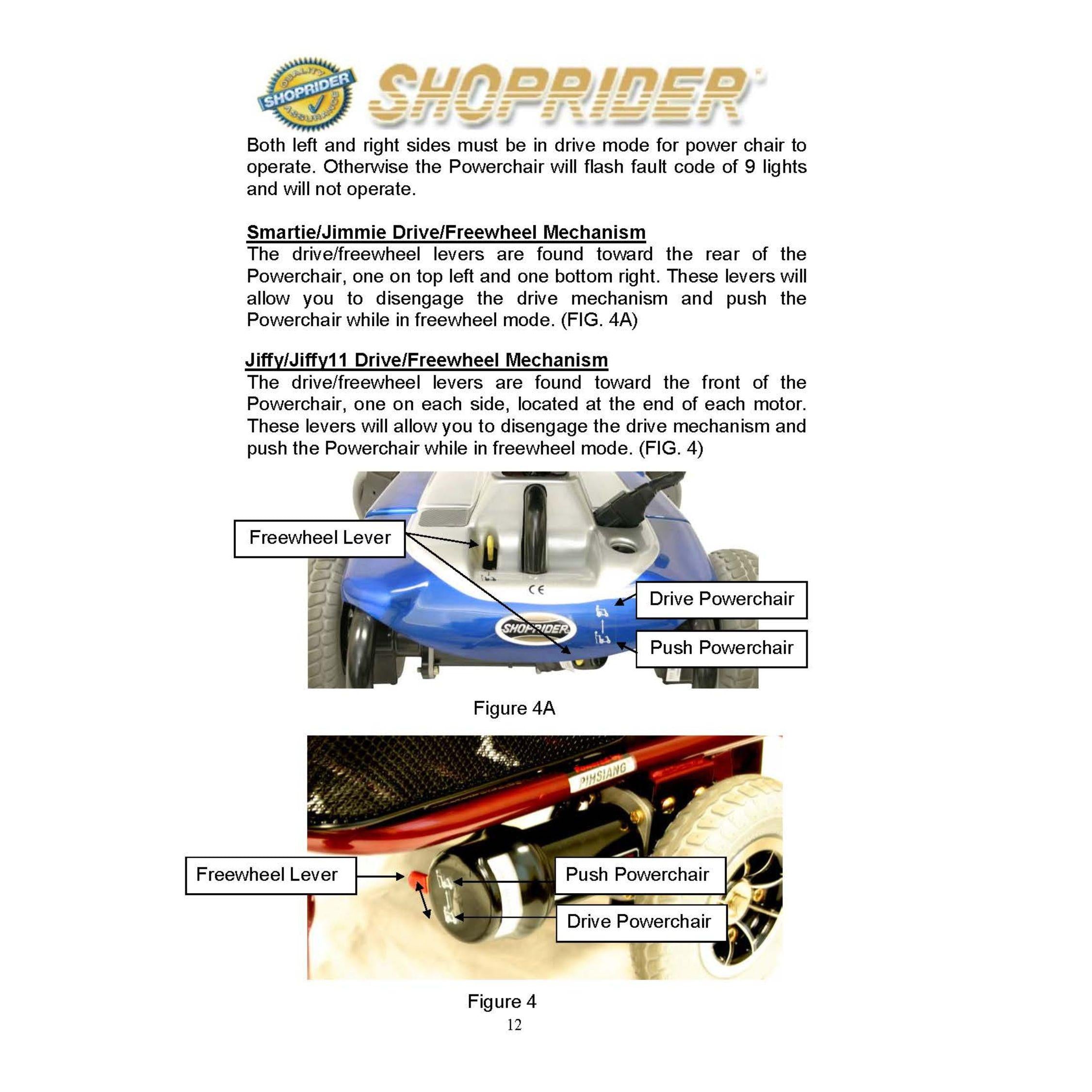 Shoprider® Smartie Power Wheelchair: Compact, Lightweight & Stylish