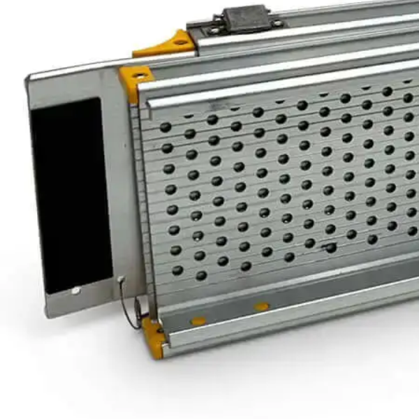 ComfyGO 8Ft Telescoping Wheelchair Ramp-Portable, Durable & Non-Slip.
