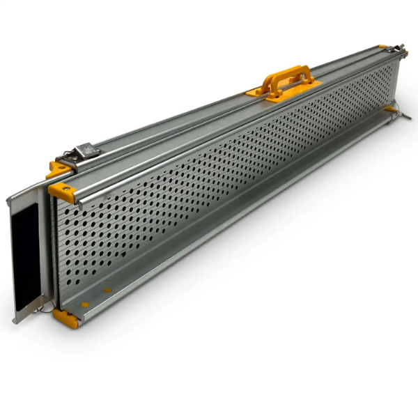 ComfyGO 8Ft Telescoping Wheelchair Ramp-Portable, Durable & Non-Slip.