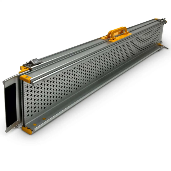 ComfyGO 8Ft Telescoping Wheelchair Ramp-Portable, Durable & Non-Slip.