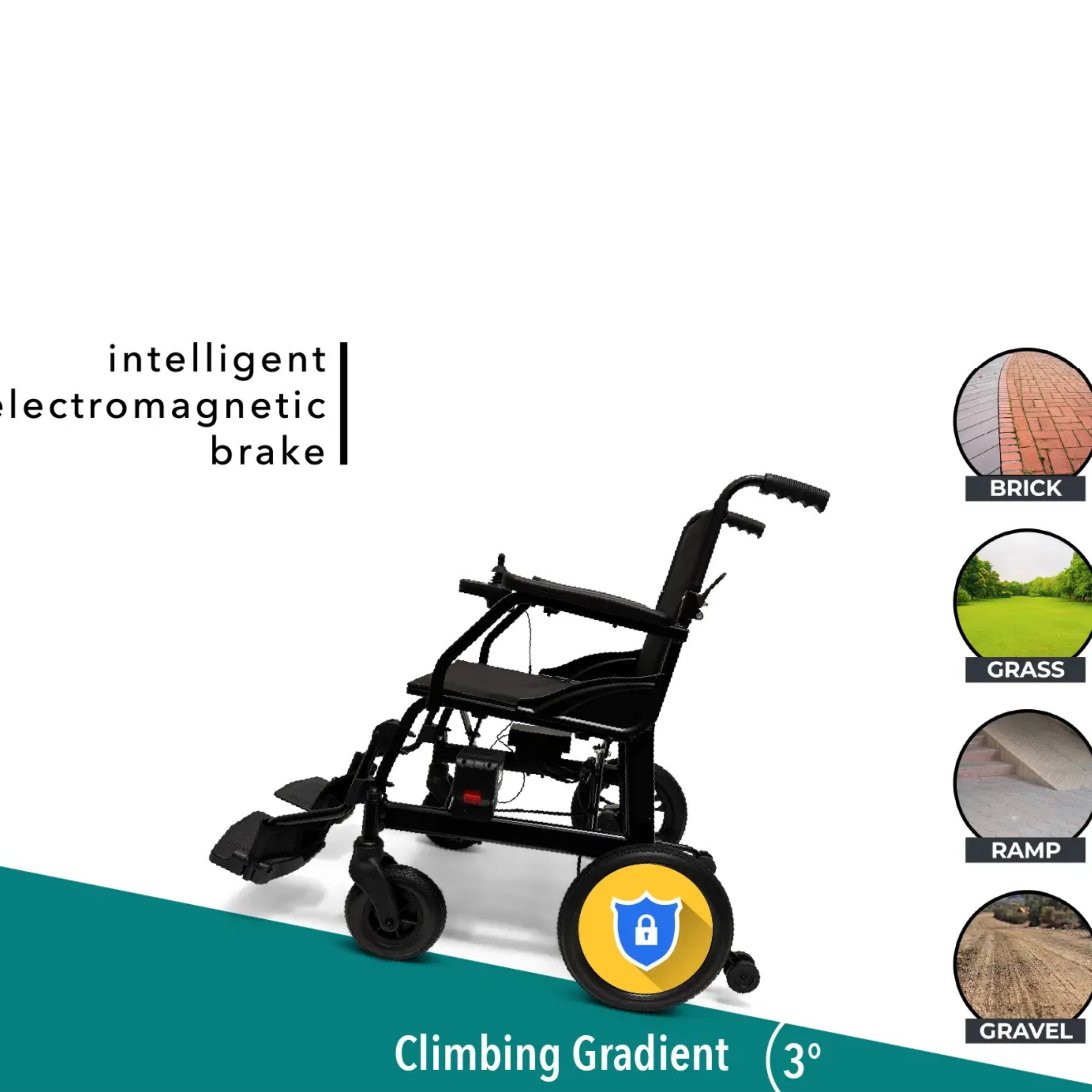 ComfyGO X-Lite 28 lb. Lightweight Manual Wheelchair Folding with Auto Detach Wheels & Replacement Parts
