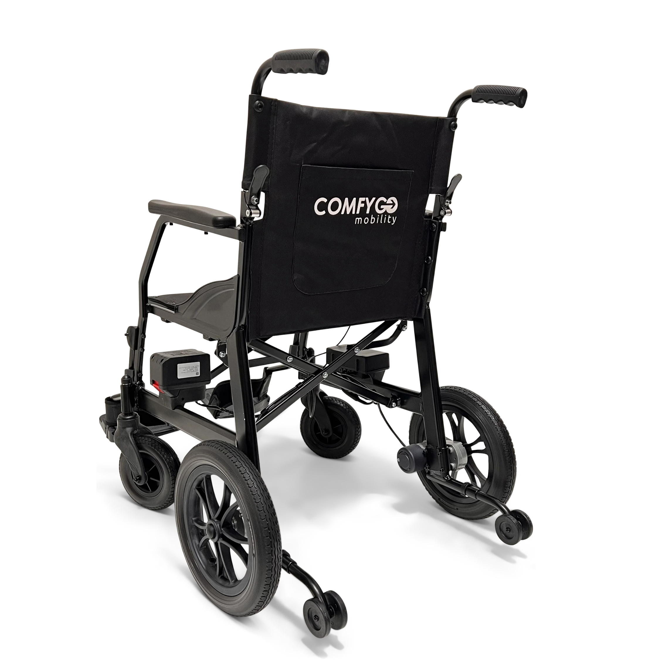 ComfyGO X-Lite 28 lb. Lightweight Manual Wheelchair Folding with Auto Detach Wheels & Replacement Parts