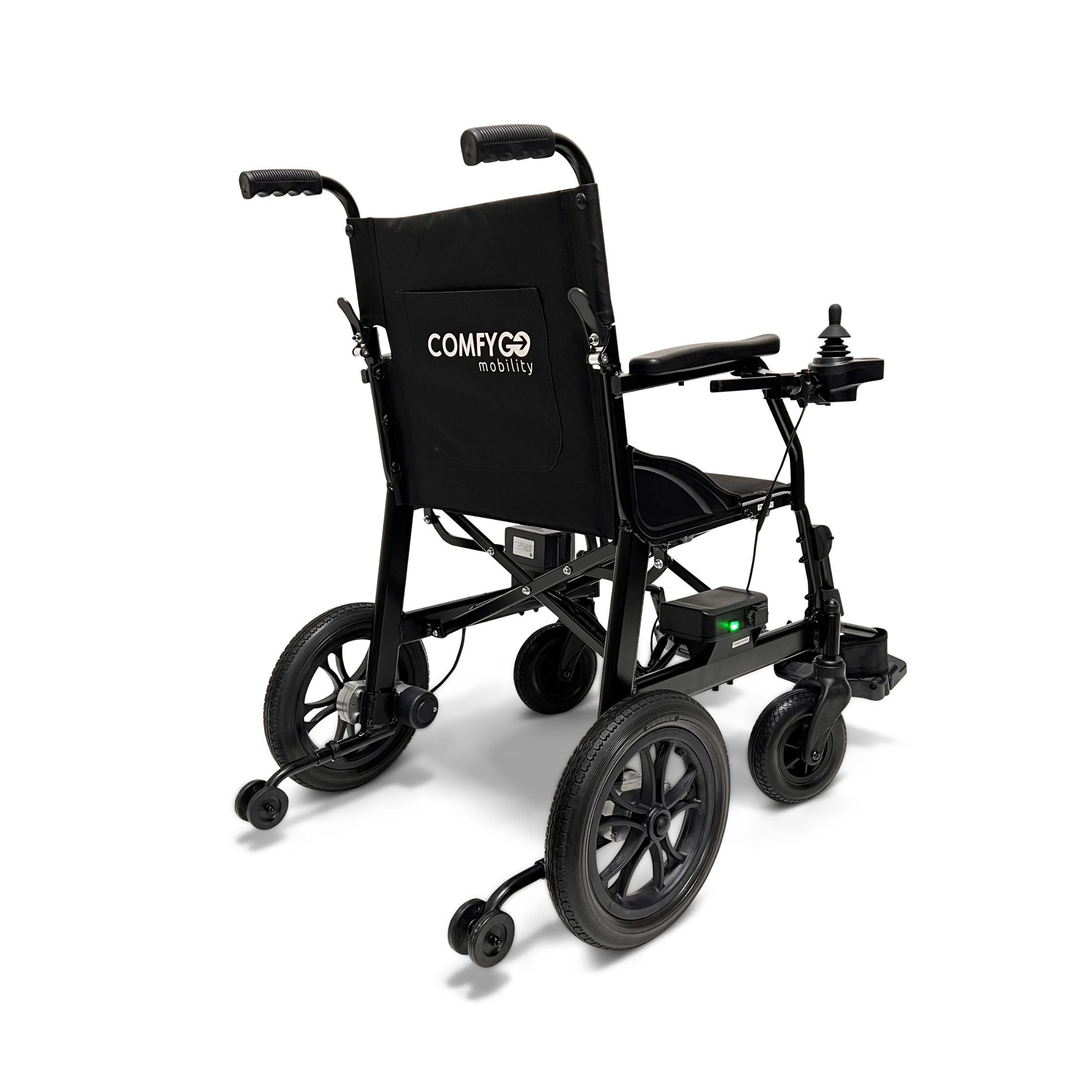 ComfyGO X-Lite 28 lb. Lightweight Manual Wheelchair Folding with Auto Detach Wheels & Replacement Parts