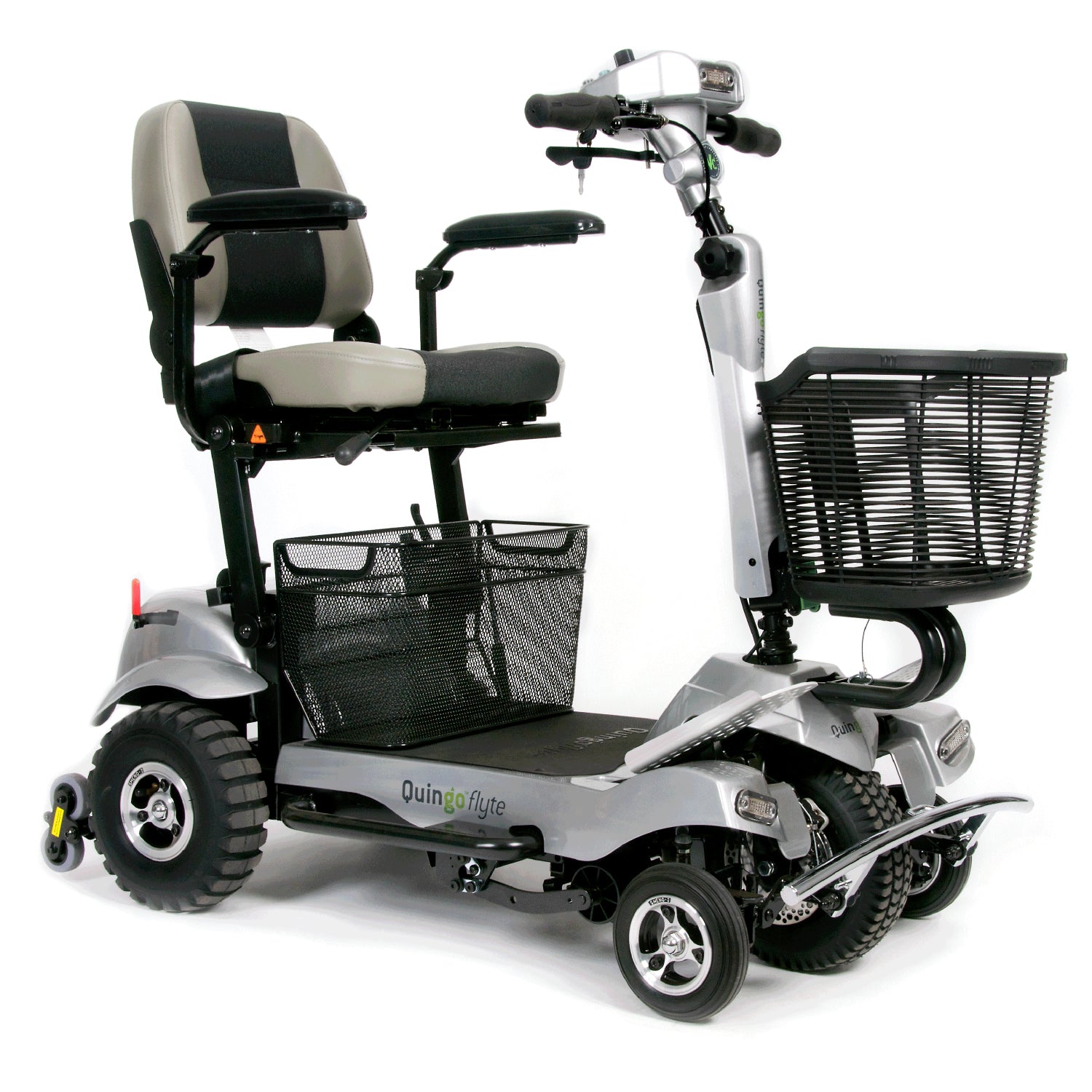 ComfyGO x Quingo Flyte Mobility Scooter with MK2 Self Loading Ramp
