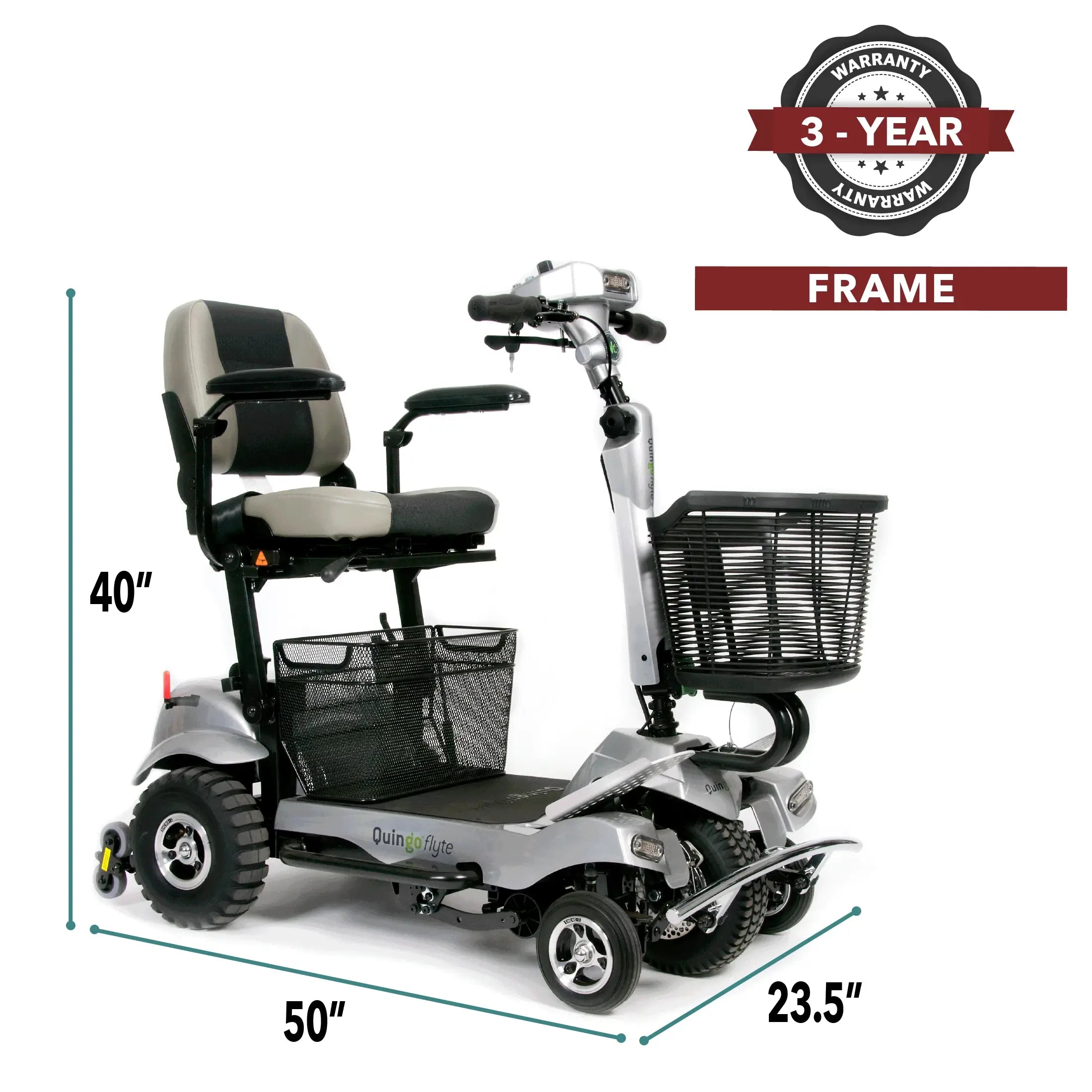 ComfyGO x Quingo Vitess 2 Mobility Scooter