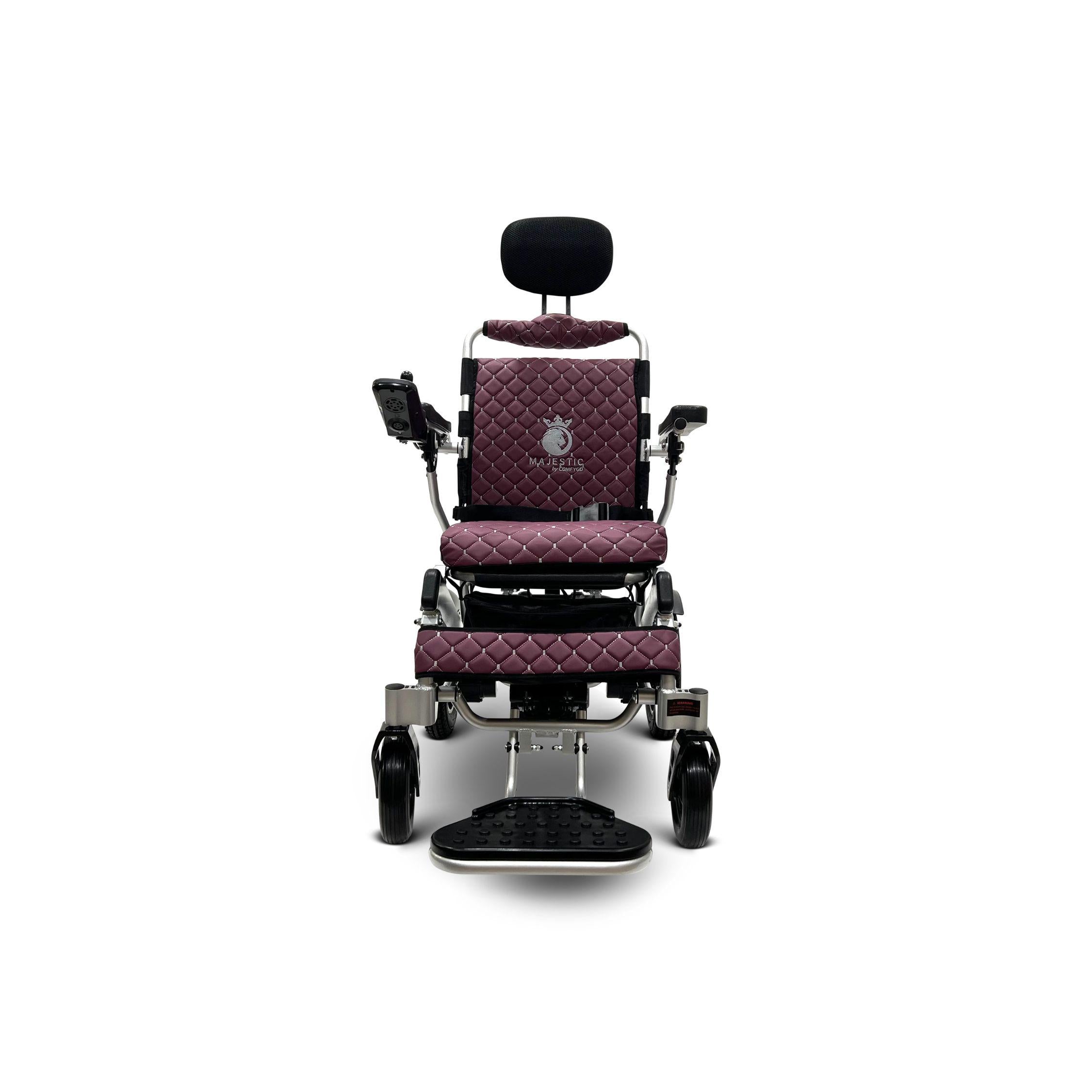 ComfyGo MAJESTIC IQ-9000 RC Lightweight, FDA-Approved Electric Wheelchair.