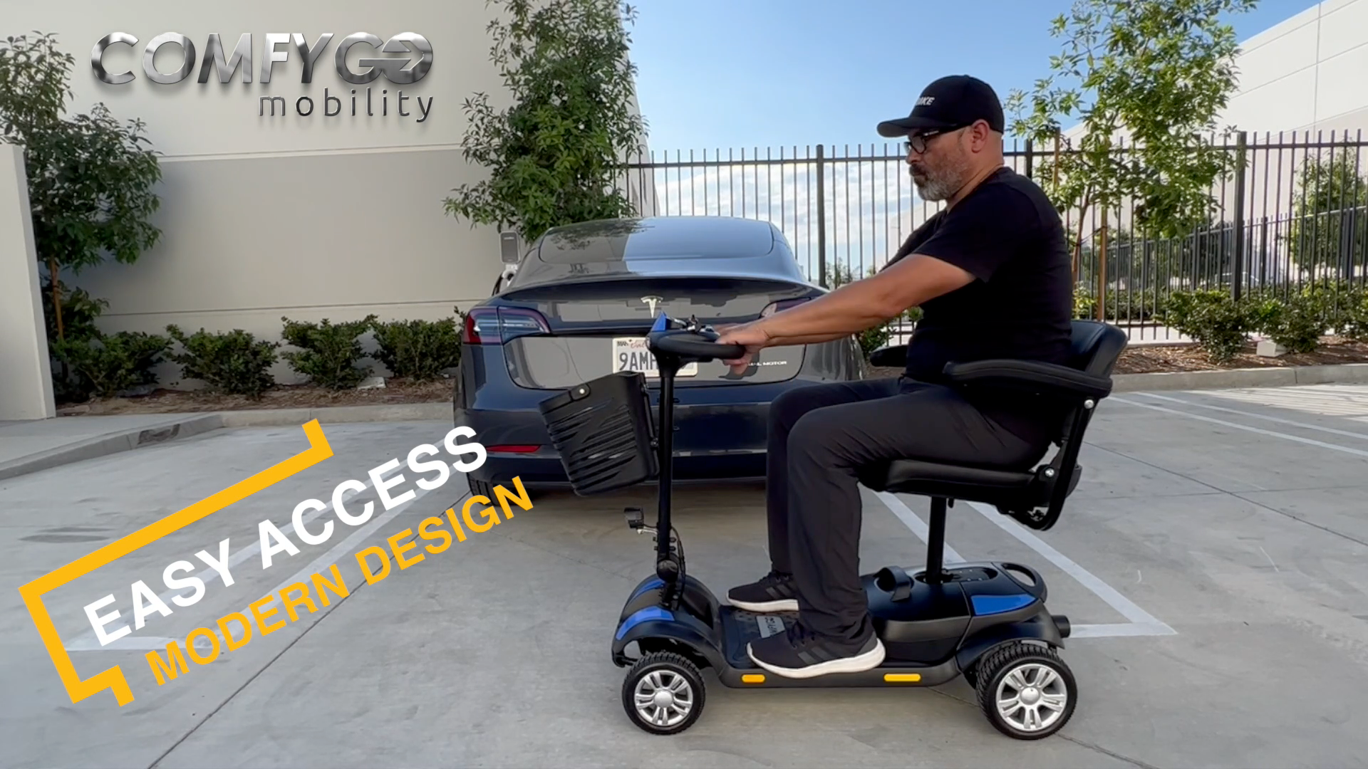 ComfyGo Z-4 Electric Mobility Scooter with Ultra Light & Quick-Detach Frame
