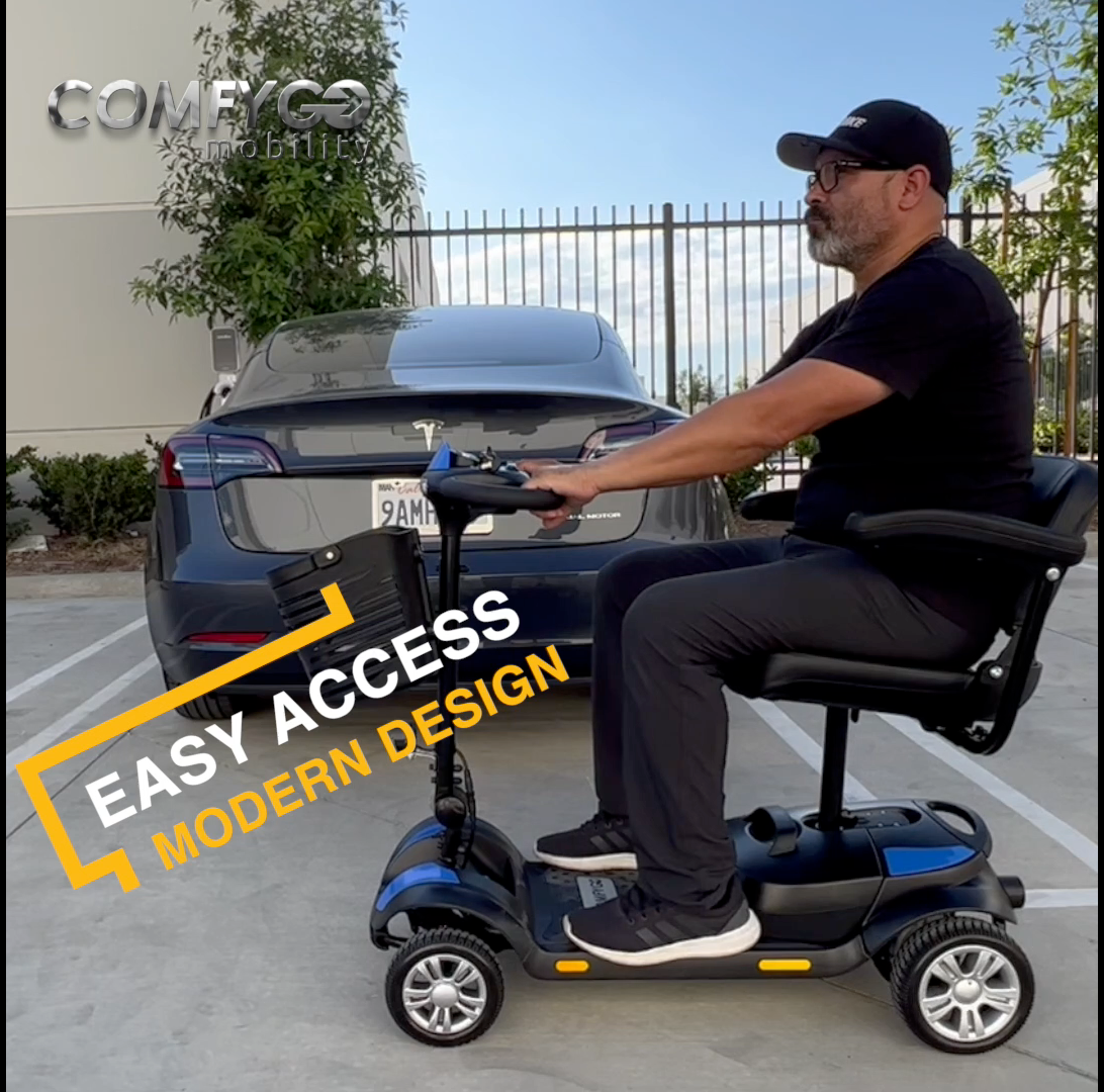 ComfyGo Z-4 Electric Mobility Scooter with Ultra Light & Quick-Detach Frame