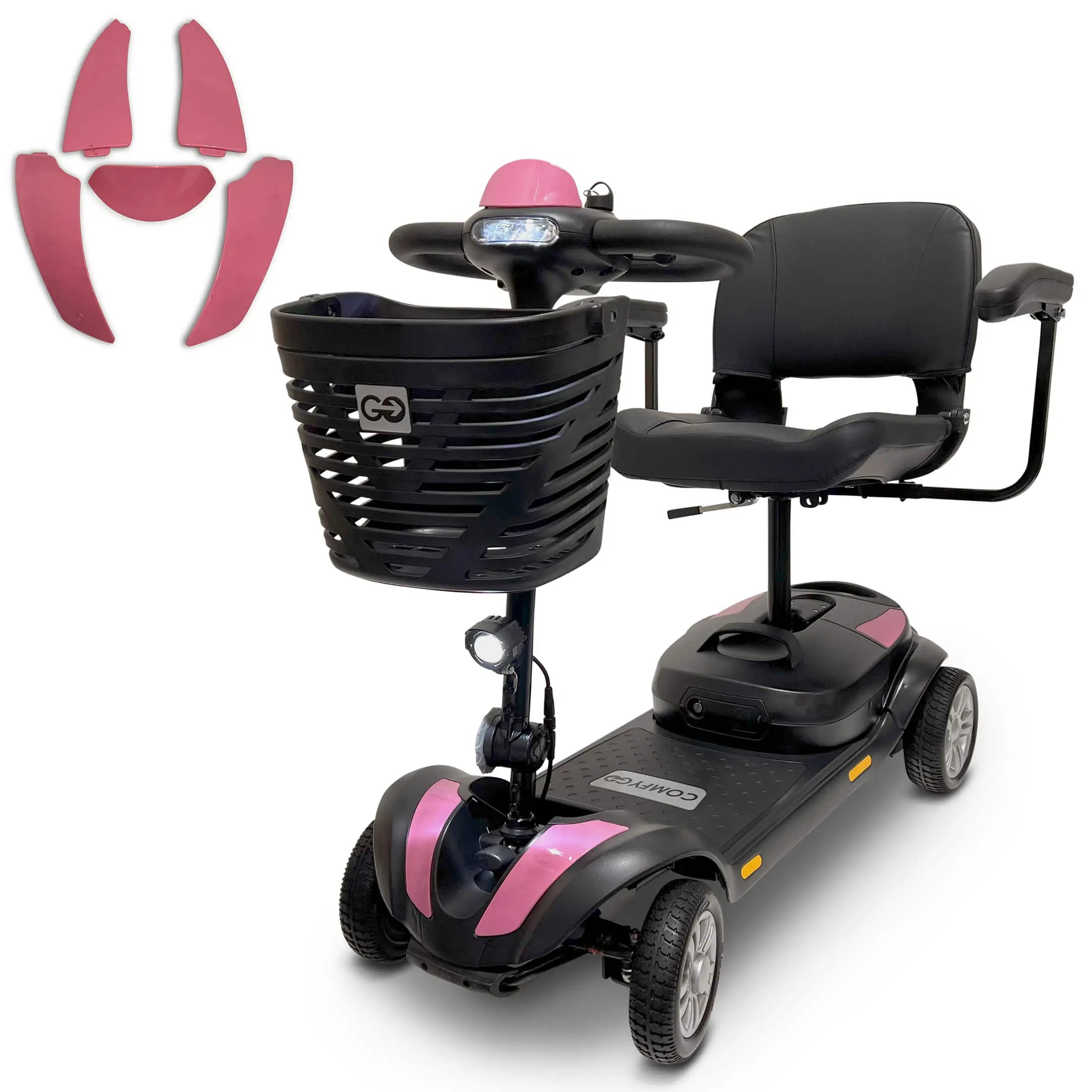 ComfyGo Z-4 Electric Mobility Scooter with Ultra Light & Quick-Detach Frame