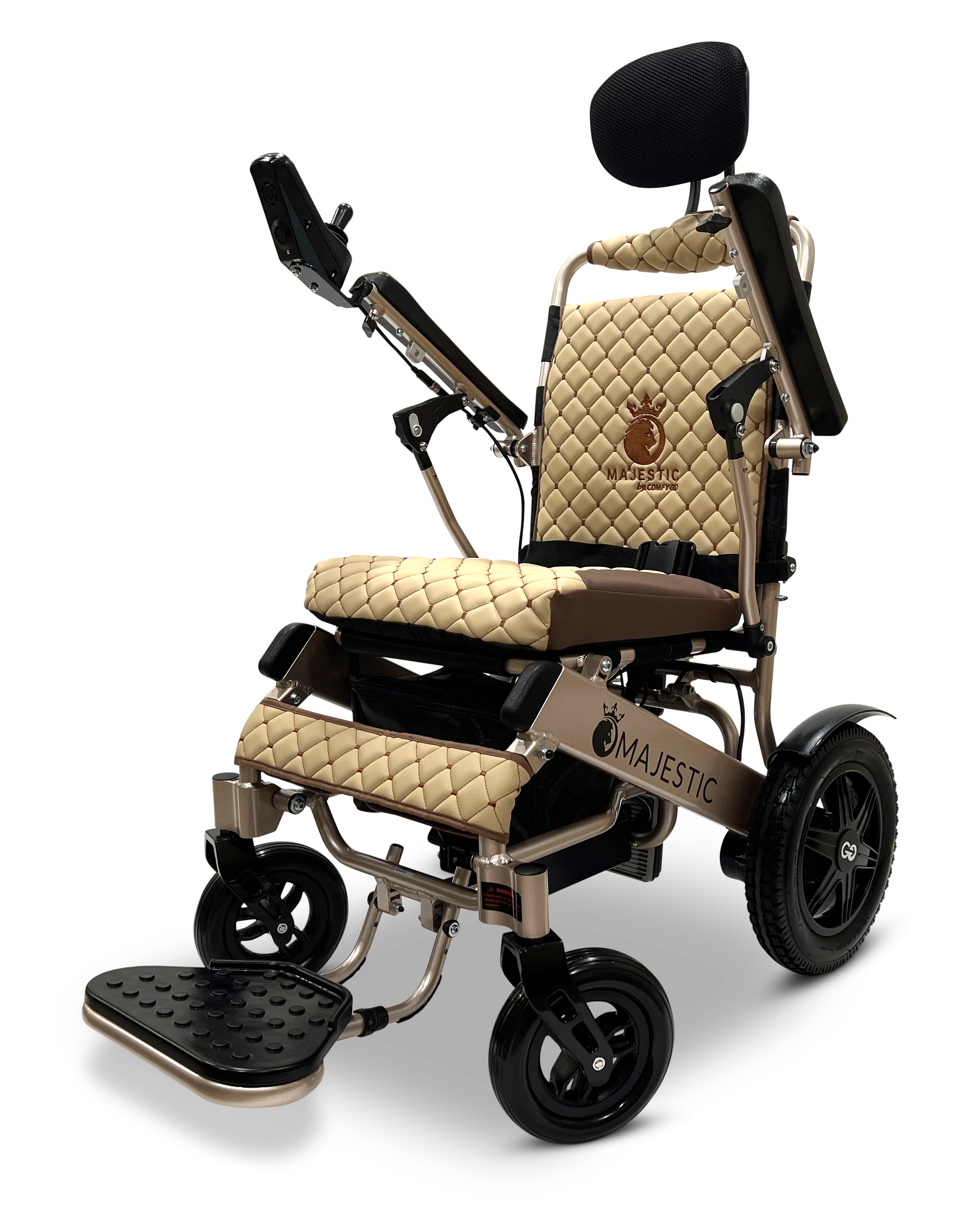 ComfyGo MAJESTIC IQ-9000 Auto Recline & Auto Folding RC Electric Wheelchair