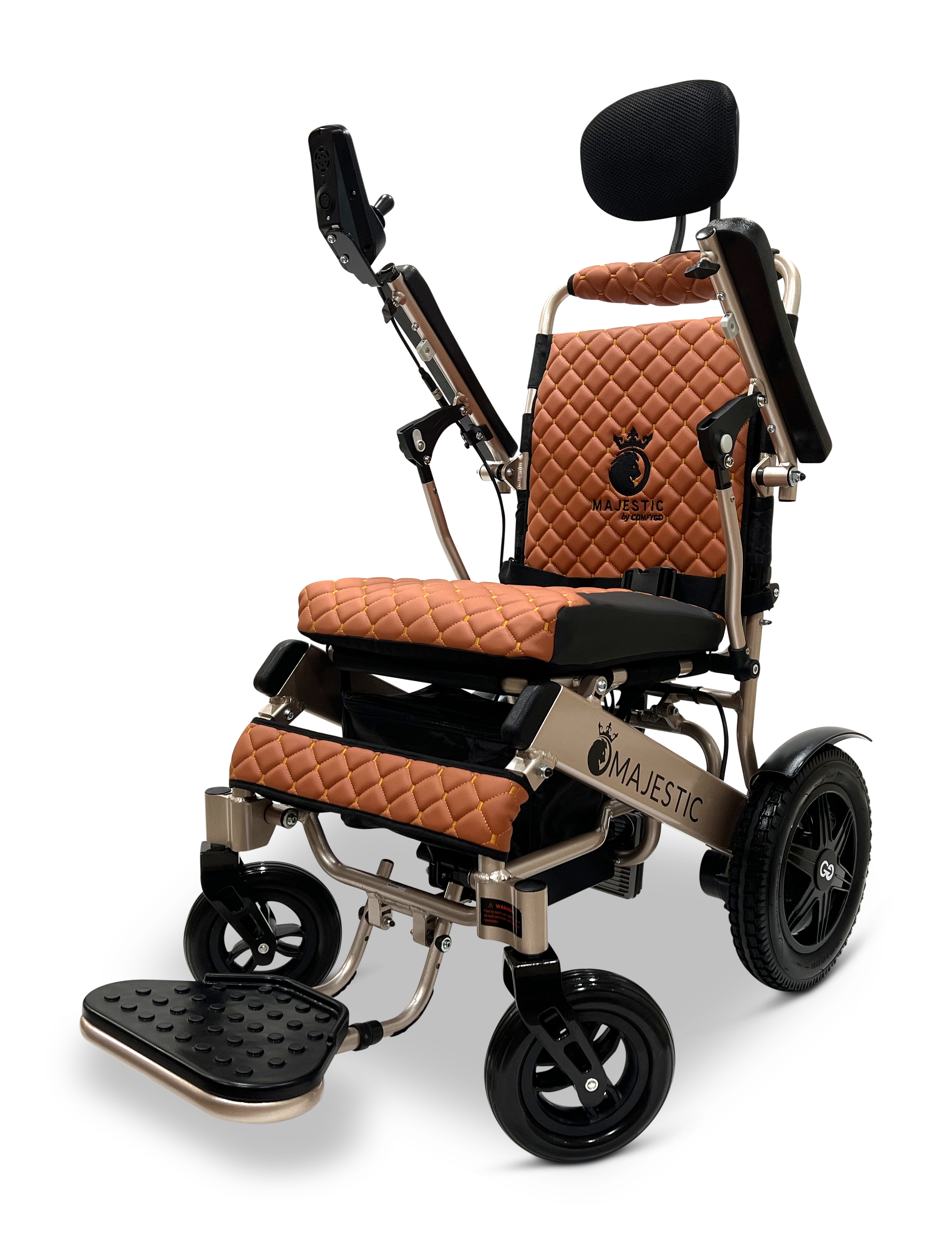 ComfyGo MAJESTIC IQ-9000 Auto Recline & Auto Folding RC Electric Wheelchair