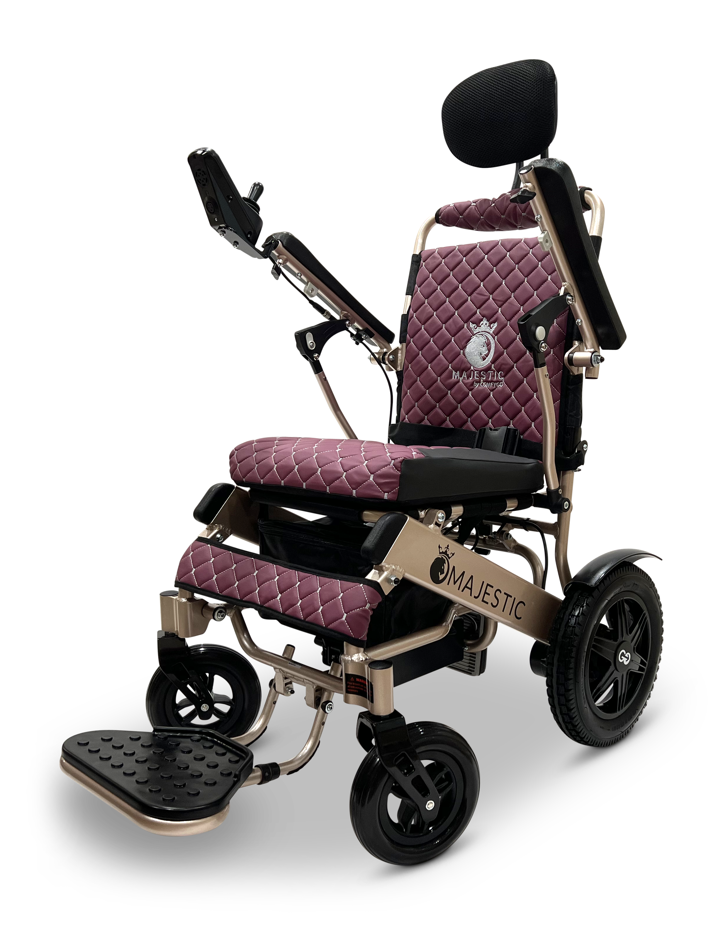 ComfyGo MAJESTIC IQ-9000 Auto Recline & Auto Folding RC Electric Wheelchair