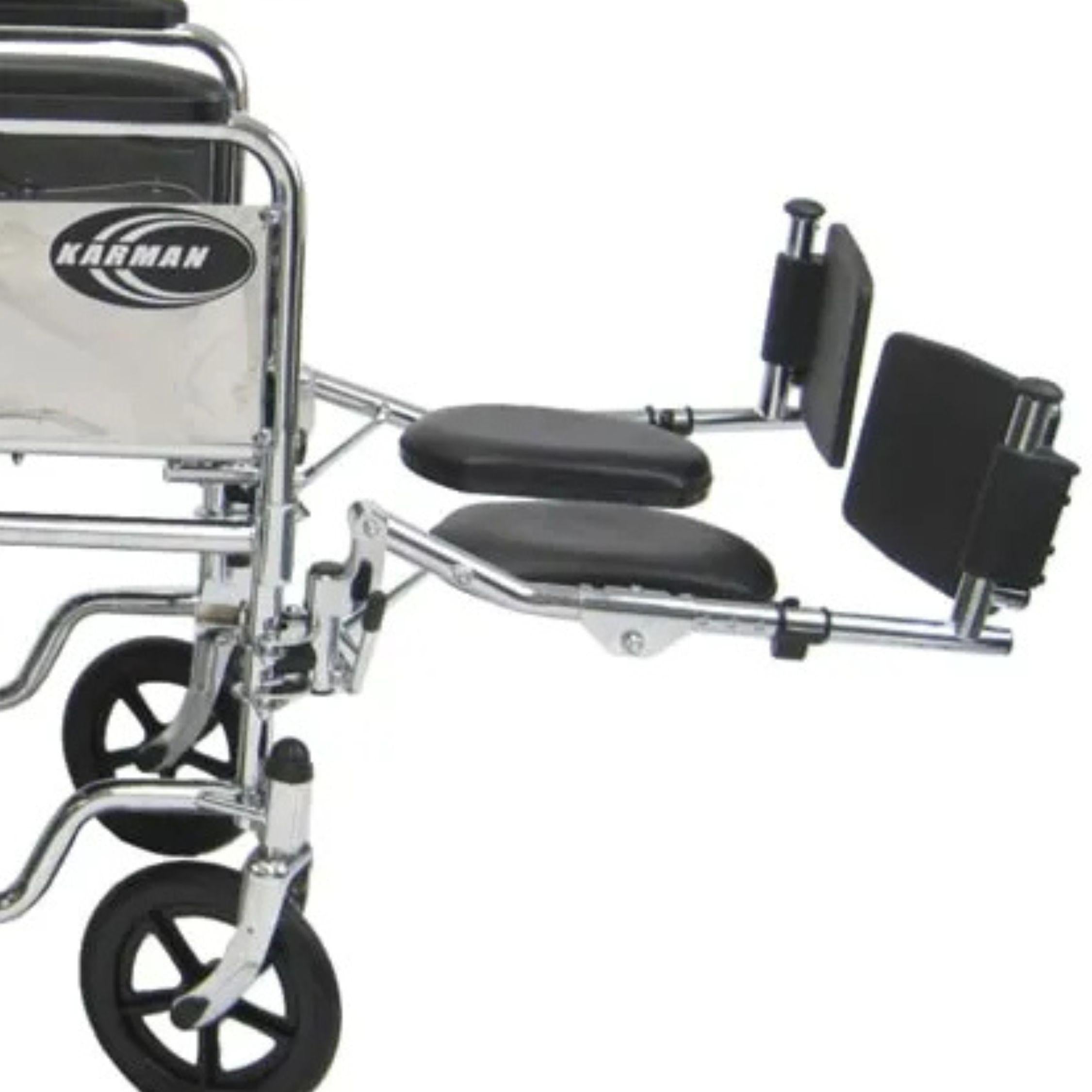 Karman KN-880 Reclining Wheelchair 180° Full Recline Extra Wide 20