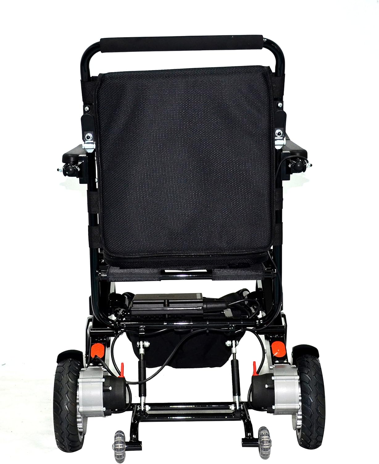 Karman Tranzit Go Electric Wheelchair: Lightweight, Foldable, Brushed Silver or Black