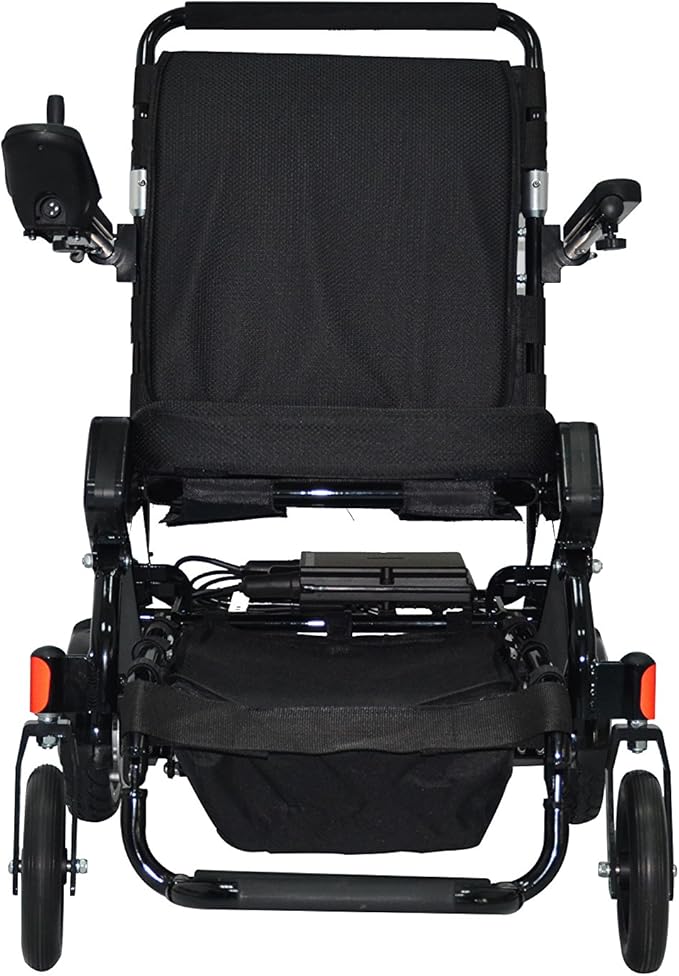 Karman Tranzit Go Electric Wheelchair: Lightweight, Foldable, Brushed Silver or Black