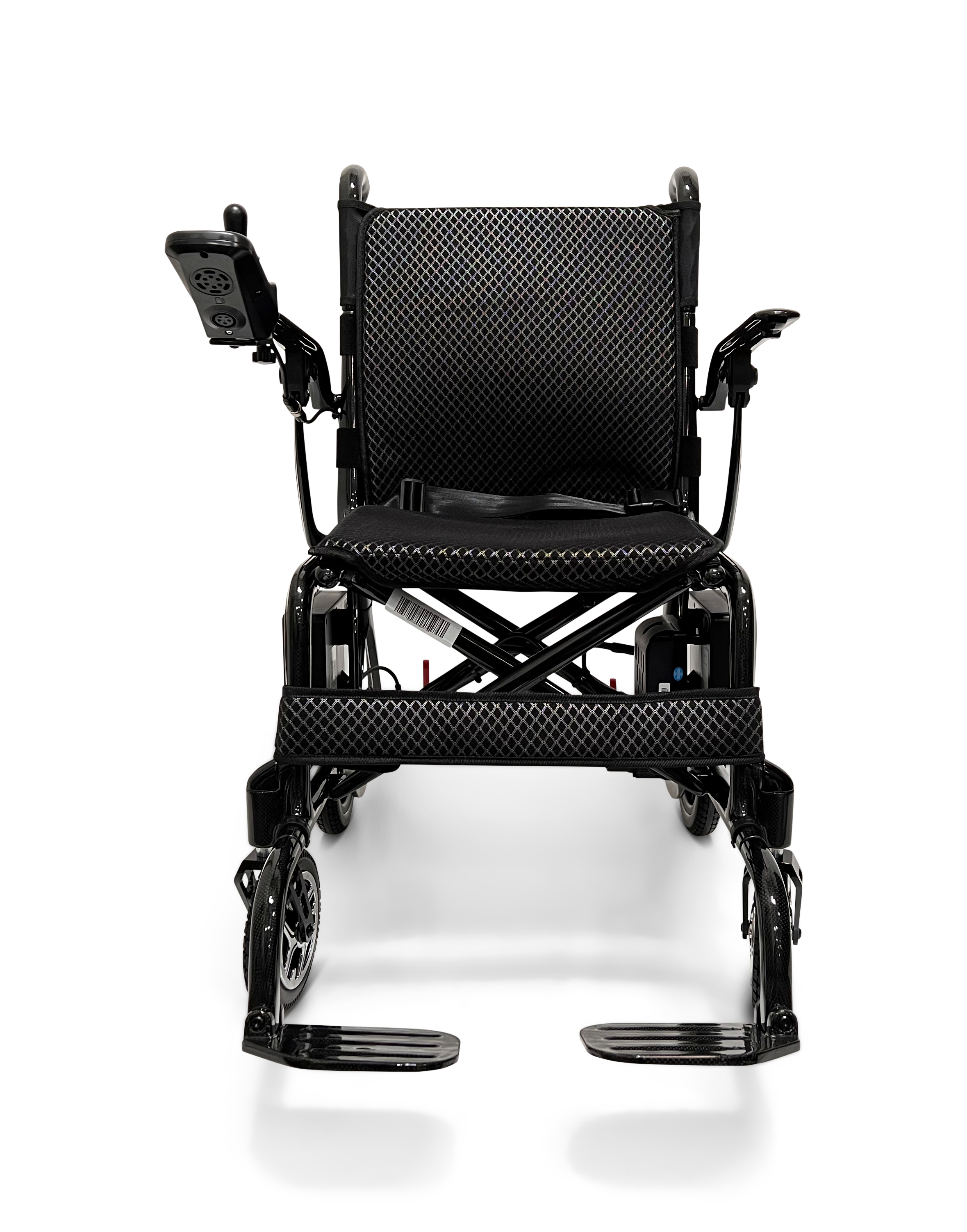 Phoenix Carbon Fiber Electric Travel Wheelchair with 360 Joystick& LCD Display