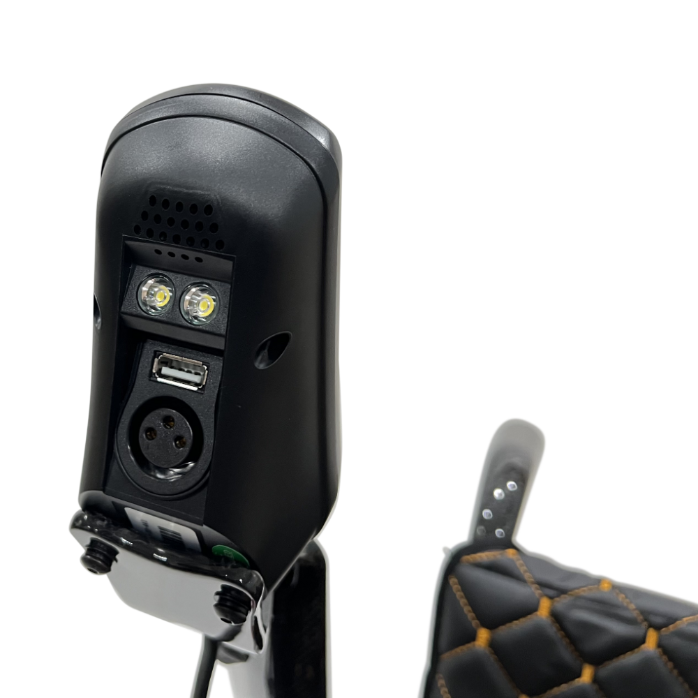 Phoenix Carbon Fiber Electric Travel Wheelchair with 360 Joystick& LCD Display