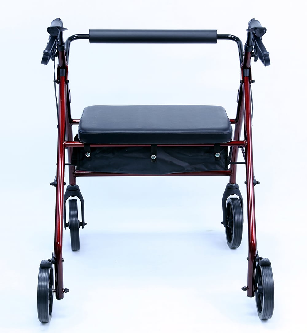 R-4800 Extra Wide Lightweight Rollator, Aluminum, 20 lbs.