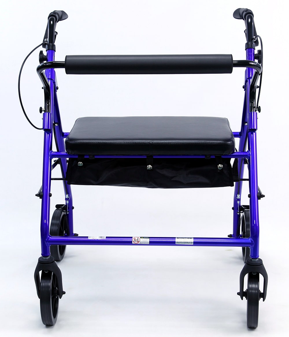 R-4800 Extra Wide Lightweight Rollator, Aluminum, 20 lbs.