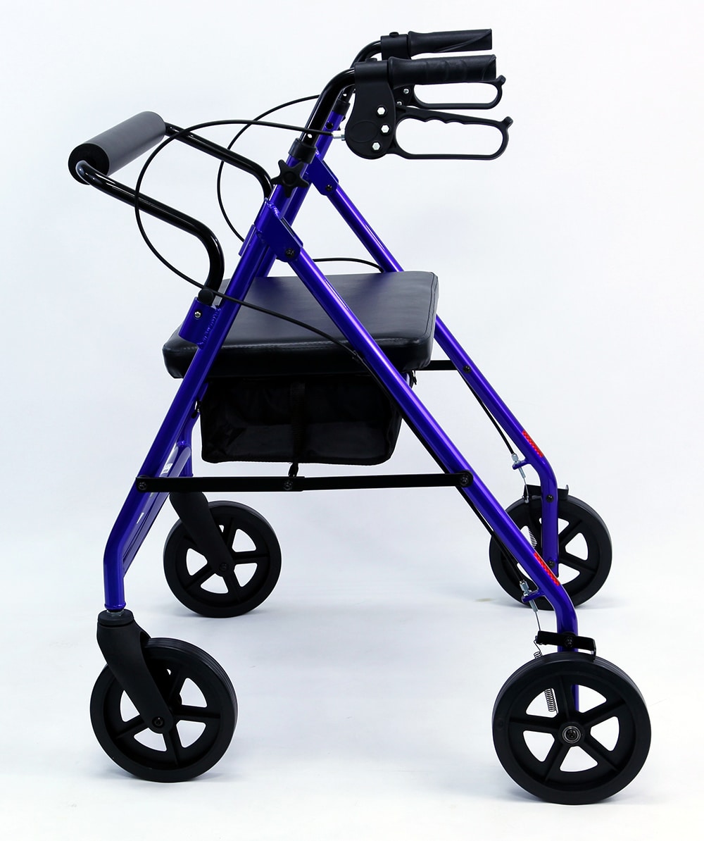 R-4800 Extra Wide Lightweight Rollator, Aluminum, 20 lbs.