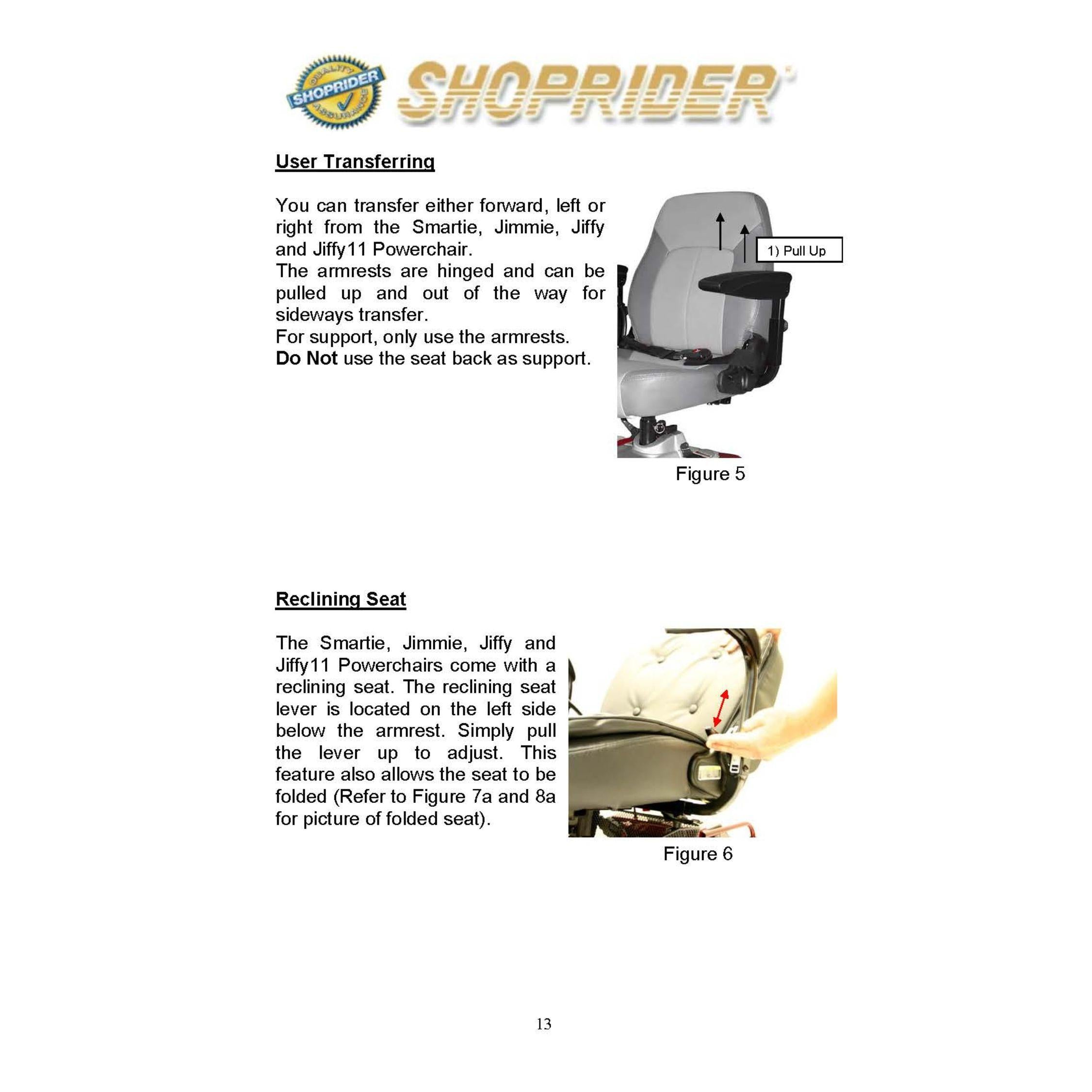 Shoprider® Smartie Power Wheelchair: Compact, Lightweight & Stylish