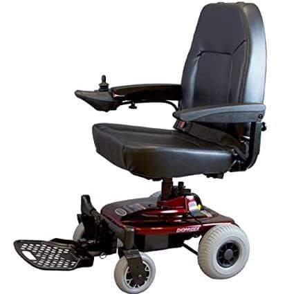Shoprider® Smartie Power Wheelchair In Royal Blue & NY Red Apple