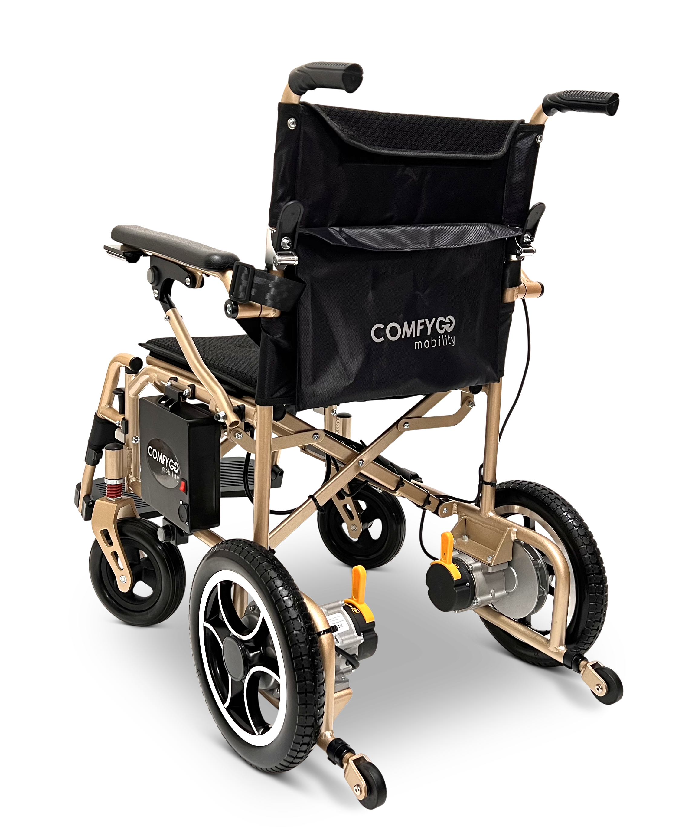 X-7 ComfyGO Lightweight Foldable Electric Wheelchair for Travel