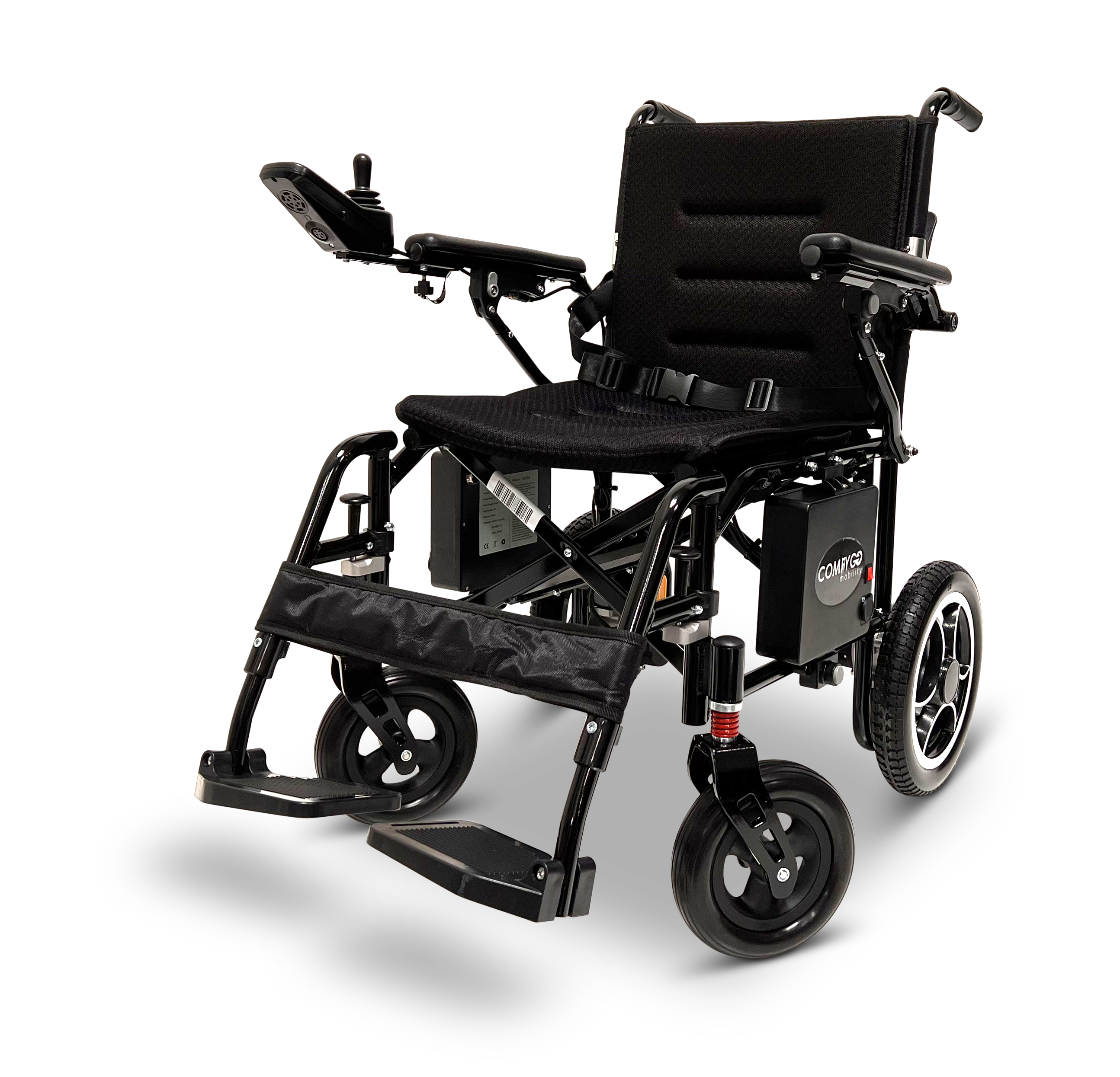X-7 ComfyGO Lightweight Foldable Electric Wheelchair for Travel