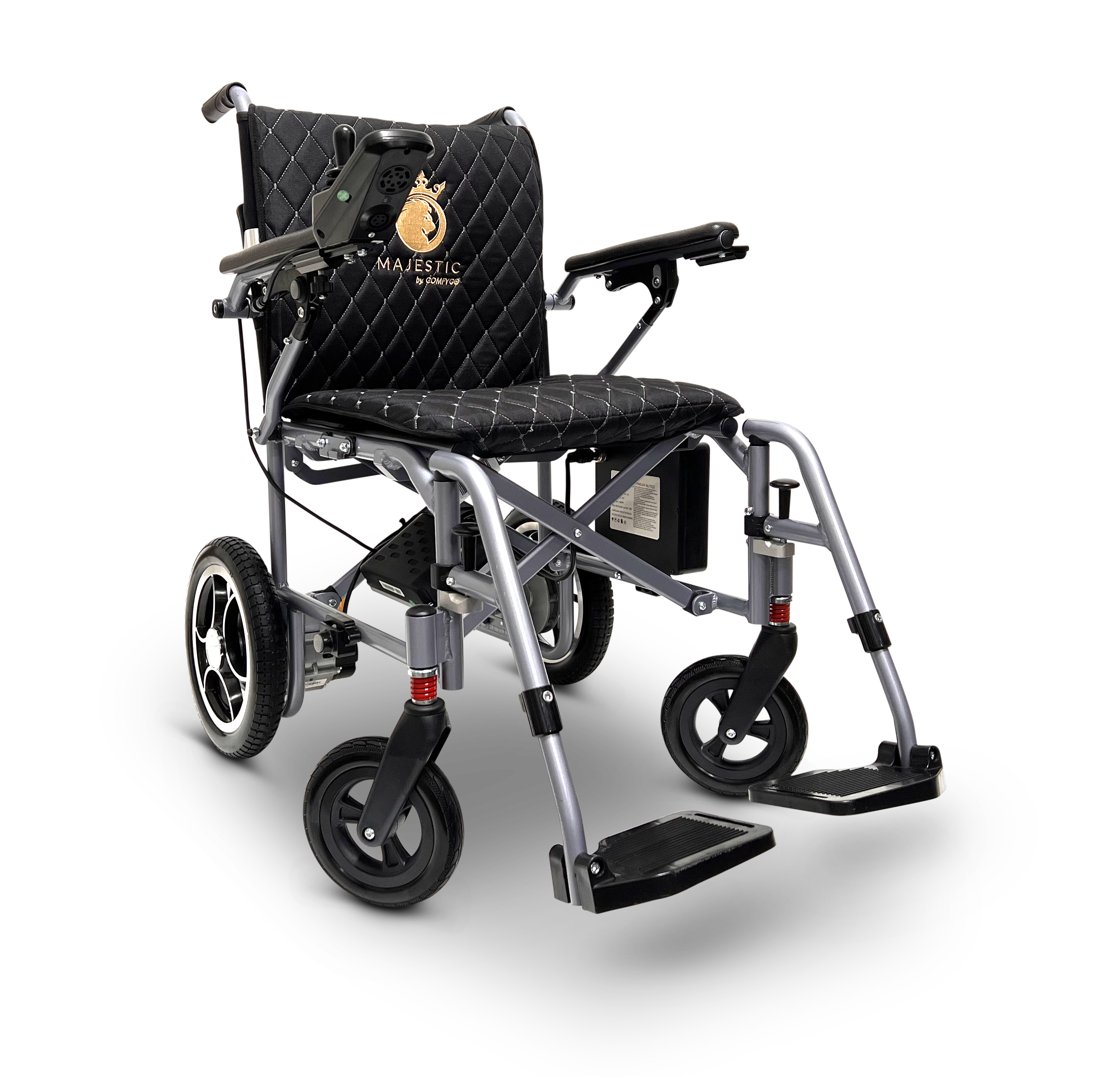 X-7 ComfyGO Lightweight Foldable Electric Wheelchair for Travel