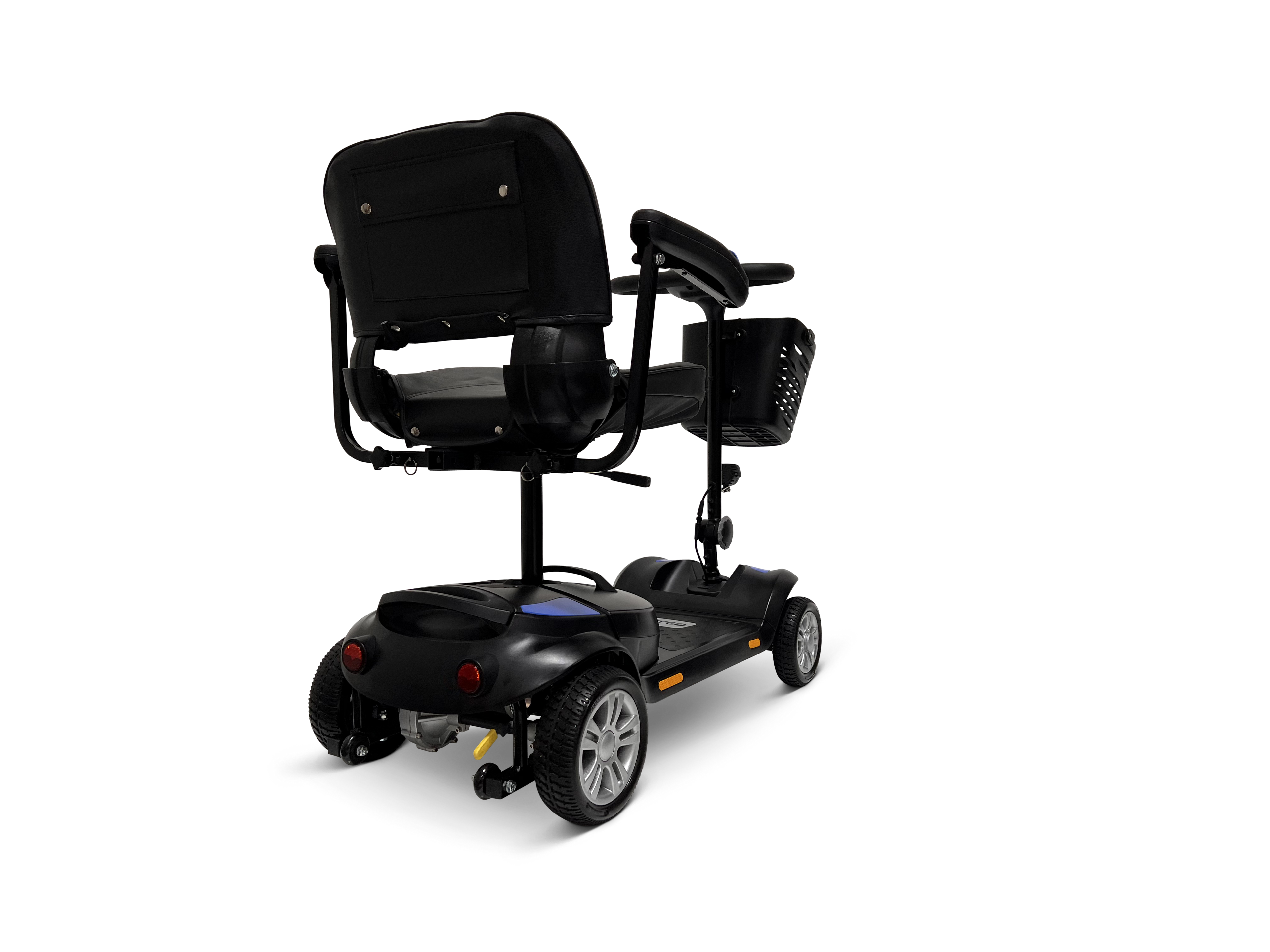 Load video: Safety and convenience are top priorities with the Z-4. Its intelligent electromagnetic braking system delivers dependable stopping power, ensuring a smooth and secure driving experience.
<br><br>
For added visibility during your journeys, the scooter is equipped with front upper and lower dual headlights, making it a practical choice for both day and night use.