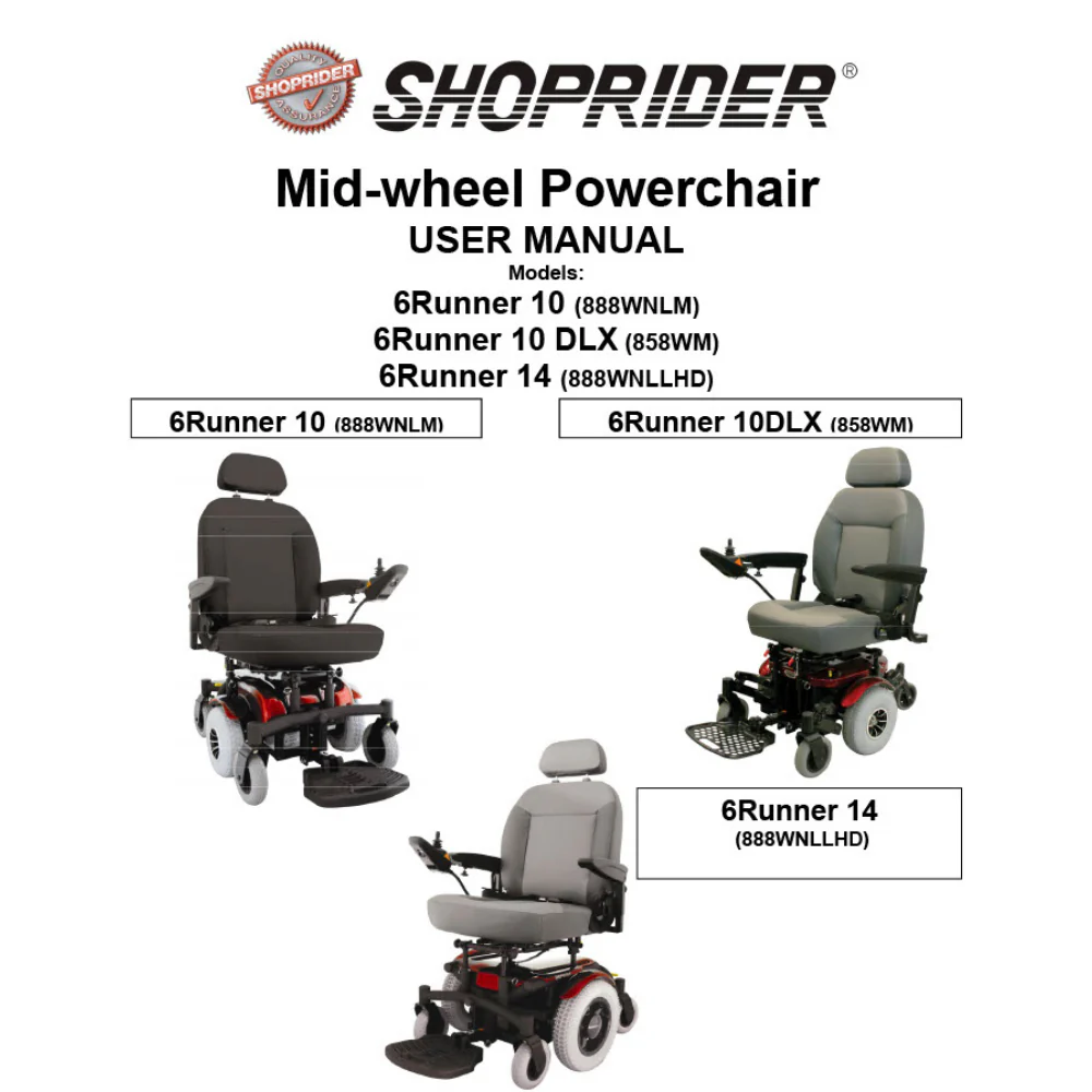 Shoprider® Swing Away Footplate Kit & R/L Pairs for Streamer & 6 Runner 14 Power Chairs