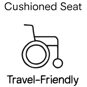Karman VIP-515 Tilt in Space Folding Wheelchair With Ultra-Light Ergonomic Design