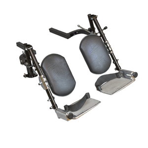 Shoprider Elevating Leg Rests in Black ELR in Black