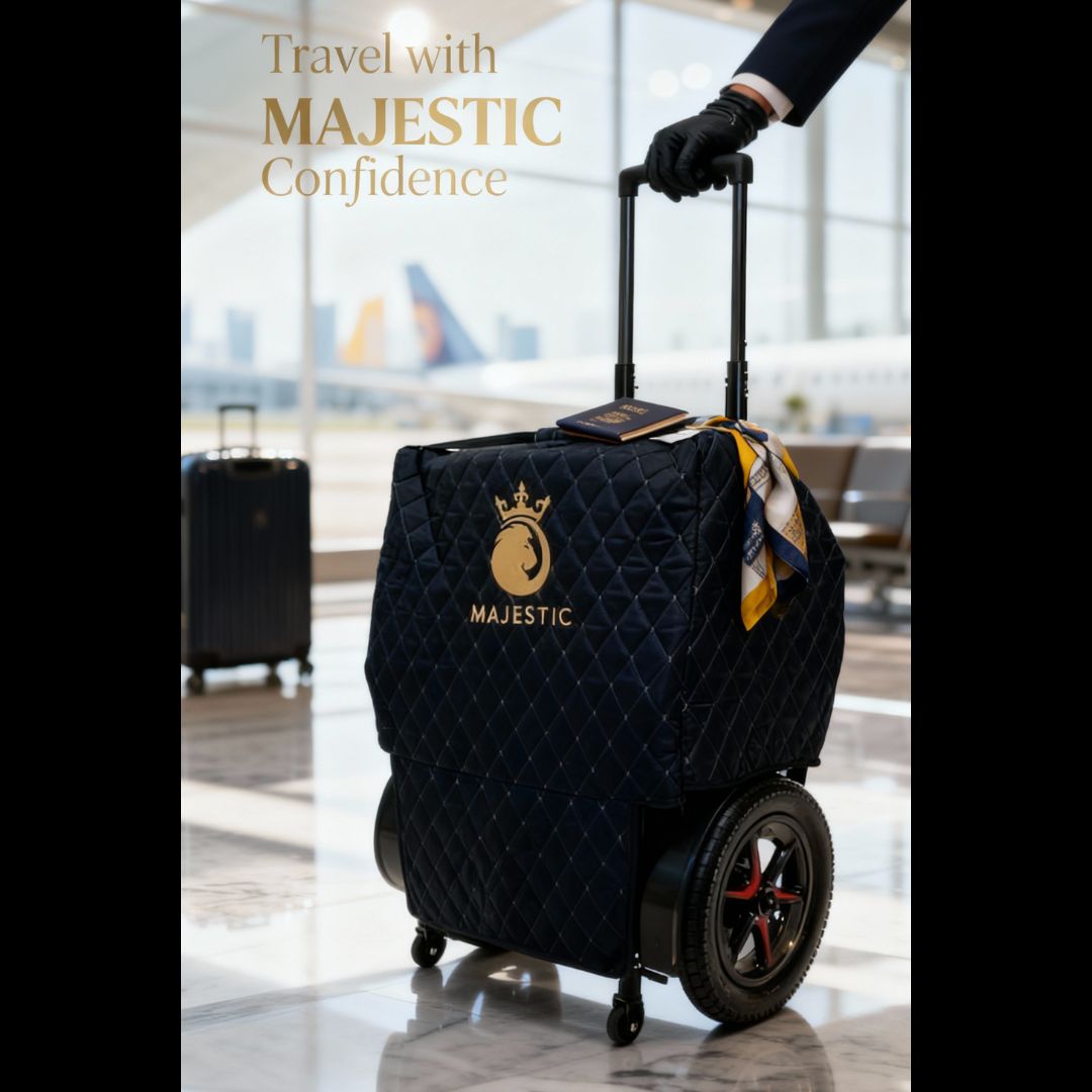 ComfyGO Electric Wheelchair Travel Protective Bag With Joystick Controller