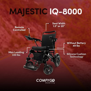 ComfyGO Electric Wheelchair Travel Protective Bag With Joystick Controller