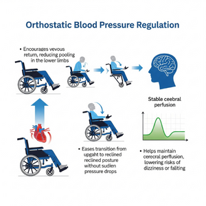 Karman VIP-515 Tilt in Space Folding Wheelchair With Ultra-Light Ergonomic Design