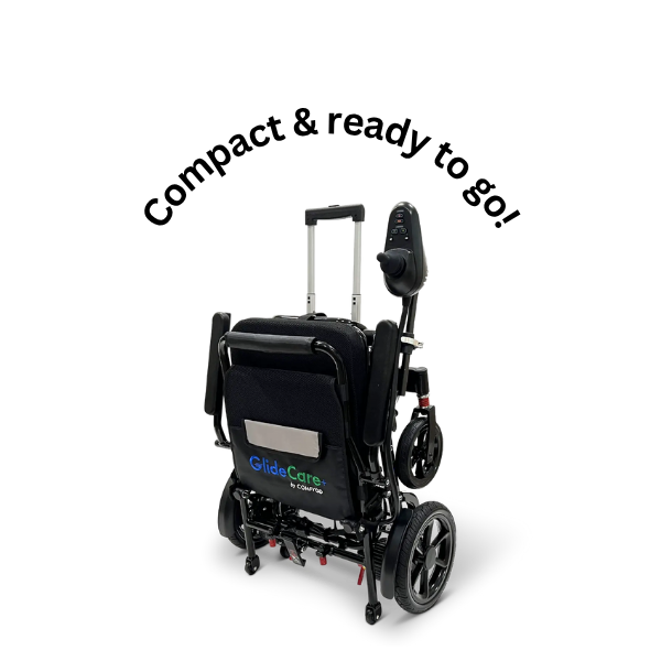 Glide Care G-5 Lightweight Foldable Electric Wheelchair for Adults