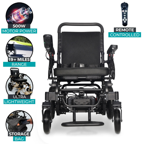 Majestic IQ‑7000 Auto‑Folding Electric Wheelchair with Brushless Motors